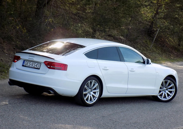 Audi A5 cena 43999 przebieg: 210000, rok produkcji 2011 z Kościerzyna małe 742